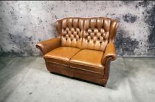 Vintage sitzer ledersofa gebraucht kaufen  Lohhausen