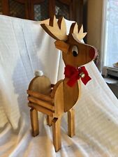 Wooden standing reindeer for sale  Tuckahoe