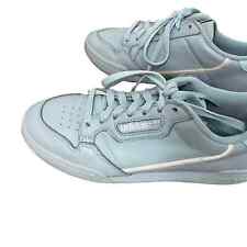 Męskie buty sznurowane adidas Continentals szare niebieskie skóra z białym logo - 8 na sprzedaż  Wysyłka do Poland