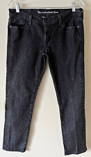 Jeans skinny Levi's 521 feminino preto ultra baixo tamanho 12 P/31 - 28" costura interna, usado comprar usado  Enviando para Brazil