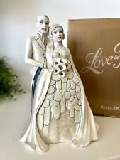 Decoração de bolo de casamento Helen Kish Love & Kishes época belle noivo comprar usado  Enviando para Brazil
