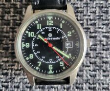 Bundeswehr armbanduhr schwarz gebraucht kaufen  Pinneberg