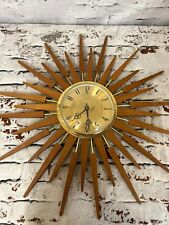 sunburst clock for sale  WARMINSTER