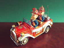 Used, TN Nomura Tin Battery Operated Fire Chief Car Tinplate for sale  Shipping to South Africa