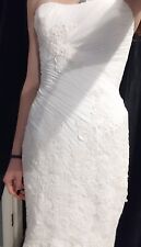 Mermaid Style Wedding Dress Size 6/8 Lace Wedding Dress for sale  Shipping to South Africa