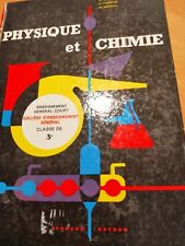 Physique chimie classe d'occasion  Valras-Plage