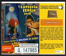 Biglietto lotteria italia usato  Corinaldo