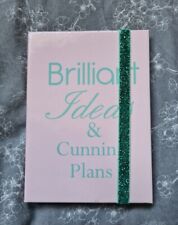 Light pink mini notebook (PAGE NUMBERS WRITTEN IN) Brilliant Ideas and Cunning P for sale  Shipping to South Africa