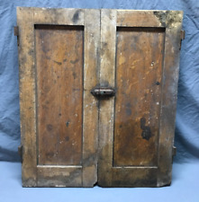 Antiguo par pequeño de puertas de armario de madera 11x26 gabinete cocina vintage antiguas 530-24B segunda mano  Embacar hacia Argentina