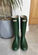 Hunter green wellies for sale  Shipping to Ireland