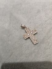 Diamond cross pendant for sale  LONDON