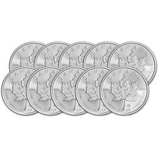 2022 Canada Silver Maple Leaf - 1 oz - $5 - BU - Ten 10 Coins for sale  Huntington Beach