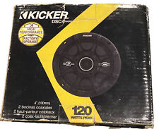 Kicker DSC4 41DSC44 Two 4-Inch Coax With 1/2 Inch Tweeters Open Box Unused 4 ohm for sale  Shipping to South Africa