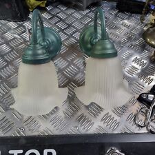 Wall lights glass for sale  BOURNE