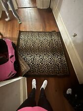 Cheetah print rug for sale  Selma
