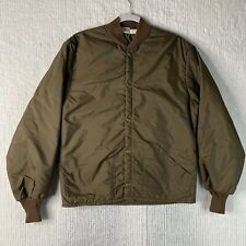 Used, Vtg Cabelas Jacket Size Medium Made in USA Snap Front Nylon Quilted Insulated for sale  Shipping to South Africa