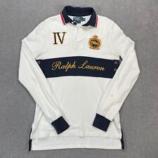 Camisa Polo Ralph Lauren Adulto Pequeña Blanca Rugby Hechizo Equipo Desafío Copa Para Hombres segunda mano  Embacar hacia Argentina