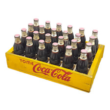 RARE Vintage 1950’s Coca-Cola URUGUAY ‘Plastix’ Miniature Bottles Wooden Crate for sale  Shipping to South Africa
