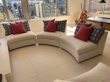 Piece curved sectional for sale  Seattle