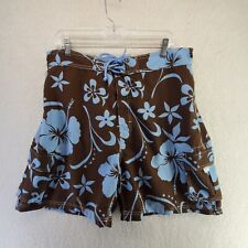 Sand N Sun Floral Swimming Trunks Mens Large L Board Shorts Pockets Liner Swim for sale  Shipping to South Africa