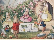 Vintage postcard bunnies for sale  BLAYDON-ON-TYNE