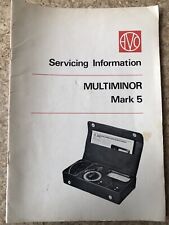 Multiminor avo mk5 for sale  SOUTHAMPTON