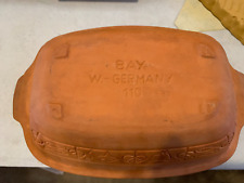 Romertopf #110 Terra Cotta Clay Baker Baking Roaster Bay W-Germany for sale  Shipping to South Africa
