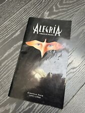 Alegria cirque soleil for sale  LONDON