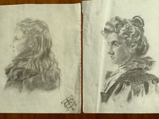 Antique women drawings for sale  UK