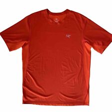 Arc'teryx Accelero Comp Shirt Small Orange Outerwear Sportswear Athleisure for sale  Shipping to South Africa