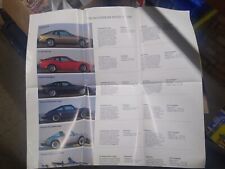 Porsche range brochure for sale  ROMFORD