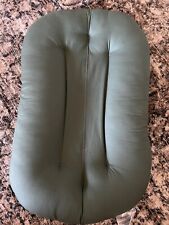 Barely Used-Snuggle Me Organic Infant Lounger In Moss With Washable Slip Cover for sale  Shipping to South Africa