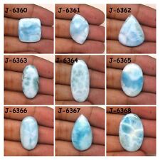 Natural Larimar Cabochon Loose Gemstone Cabochon For Jewelry Making, used for sale  Shipping to South Africa