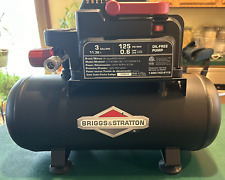 Compresor de aire Briggs & Stratton 3 galones doble presión 125 psi apenas usado segunda mano  Embacar hacia Argentina