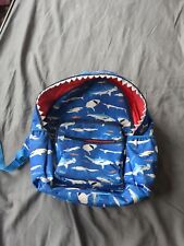 Blue shark backpack for sale  COVENTRY