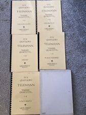 Telemann paris quartets for sale  OTTERY ST. MARY