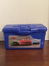 Huggies Pop Up Baby Wipes Blue Container Lightning McQueen Chick Dinoco EMPTY for sale  Shipping to South Africa