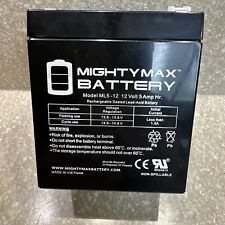 Mighty Max ML5-12 - 12 Volt 5 AH, F1 Terminal, Rechargeable SLA AGM Battery, used for sale  Shipping to South Africa