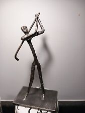 Metal golfer statue for sale  THIRSK