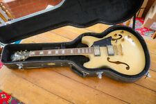 Vintage - J&D Brothers - Semi Acoustic Electric Guitar - Cream - Hard Case for sale  Shipping to South Africa