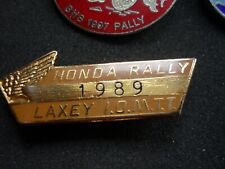 Honda rally badge for sale  DONCASTER