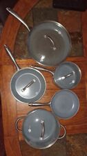 Green Pan Cookware Set of 5 Pots and Pans Used for sale  Shipping to South Africa