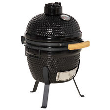 Grelha a carvão ferro fundido churrasqueira cozinhar fumante em pé controle de calor preto, usado comprar usado  Enviando para Brazil