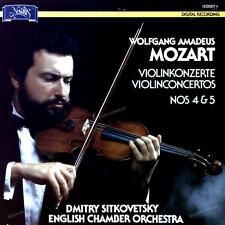 Wolfgang Amadeus Mozart - Sitkovetsky - Violin Concertos Nos. 4 & 5 LP 1986 . segunda mano  Embacar hacia Mexico