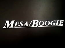 Guitarras amplificador estilo novo prata logotipo MESA BOOGIE 190 mm = 7,5 polegadas, usado comprar usado  Enviando para Brazil