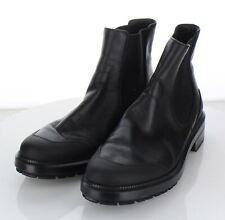 R14 $550 Women Sz 9.5 M Aquatalia Lelia Leather Chelsea Boots In Black for sale  Fullerton