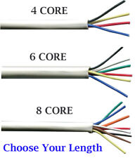 Cabo de alarme branco 4, 6 ou 8 núcleos, fio de sinal *preço de introdução barato*, usado comprar usado  Enviando para Brazil