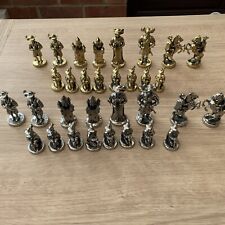 Brass metal chess for sale  MILTON KEYNES