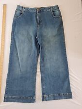 Ladies Denim Jeans Wallis Heather Size 18 Wide Leg Pockets Blue 9511 for sale  WALTON ON THE NAZE