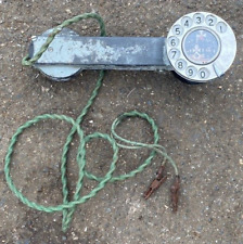 Teléfono giratorio portátil vintage Linesman teléfono de prueba baquelita auricular segunda mano  Embacar hacia Argentina